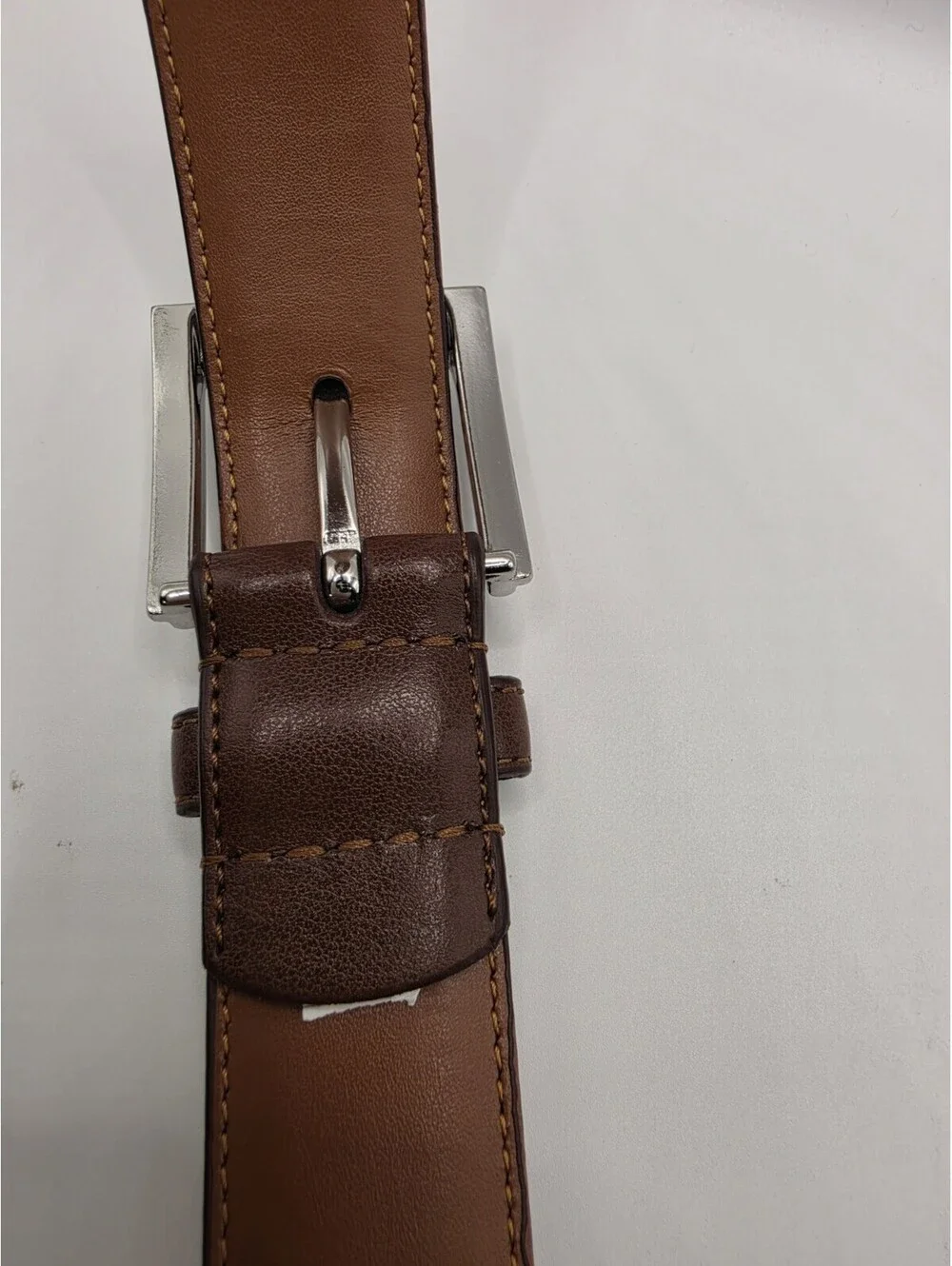Chaps Ralph Lauren Men's Brown Leather Dress Belt Size 42 / 105 Style 4700169836